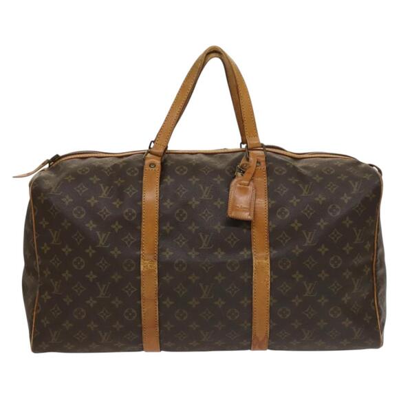 LOUIS VUITTON Monogram Sac Spool 55 Boston Bag M41622 - Picture 2 of 13